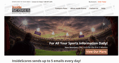 Desktop Screenshot of insidescores.com